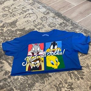 looney toons crop top